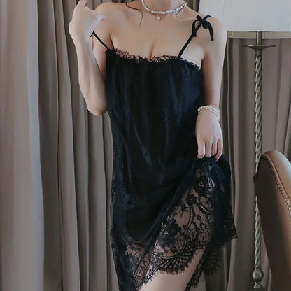 Plus Size Lingerie Lace Babydoll Chemise Nightgown Nighty