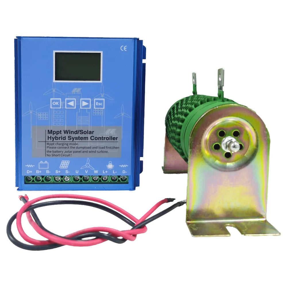 5KW 10KW 15KW 20KW MPPT Wind Solar Charge Controller 5000W 12V 24V 48V Volts Hybrid Regulator for Wind Turbine Windmill Battery