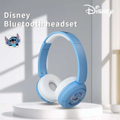 New Cartoon Lilo & Stitch Headphones X6 HIFI Stereo Foldable Wireless Earphones Bluetooth Headsets Anime Cartoon Kids Gifts
