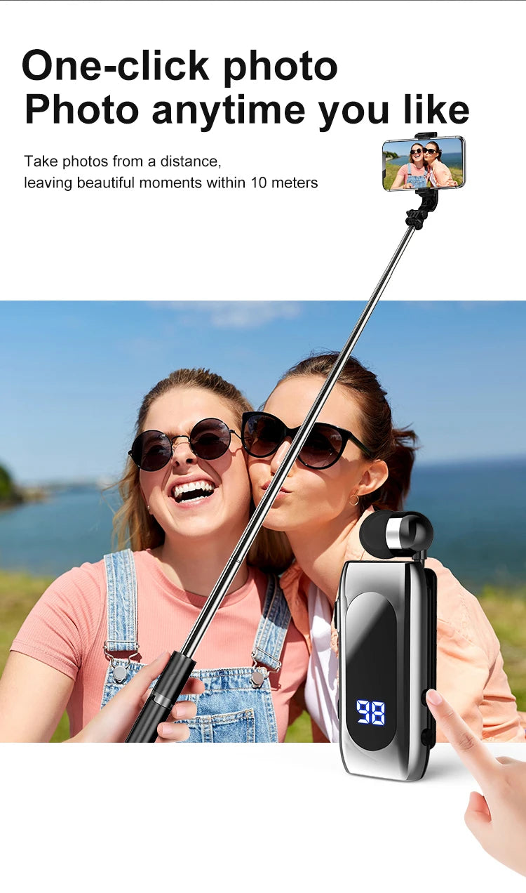 2023K55 Talk Time 20 Hours Headset  Call Remind Vibration Sport Clip Driver Auriculares Earphone PK F920