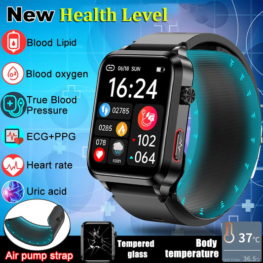2026 New Airbag Smart Watch man air Pump ECG True Accurately Blood Pressure