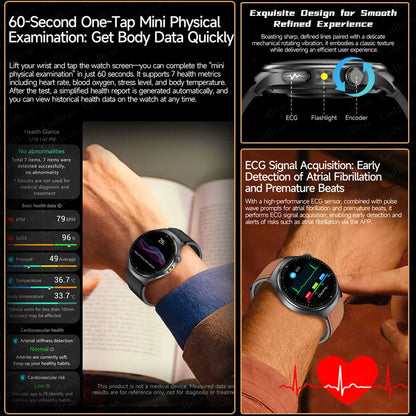 Body Blood Pressure HD Call Waterproof Sports Smartwatches Women