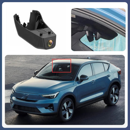 4K Dash Cam For VOLVO XC90 XC60 XC40 S90 V90 S60 V60 S80 XC70 C40 EC40, Plug and Play Dashcam Camera Wifi Car DVR For Polestar 2