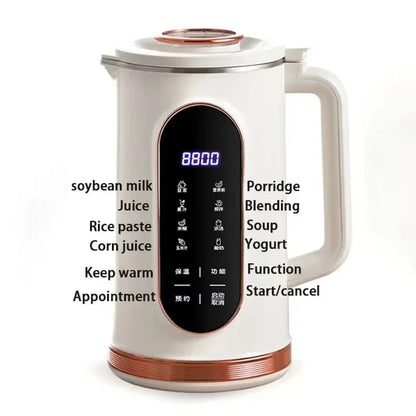 TINSOL 1500ml Multifunctional Wall Breaker 10 Blade Blender 304 Stainless Steel Inner Soymilk Maker Breakfast Machine