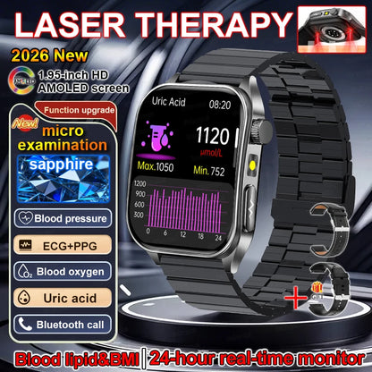 2026 New Smart Watch laser therapy health conditioning Blood oxygen