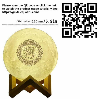 Quran Azan Islamic Muslim Koran Arab Ramadan Wireless Bluetooth Speaker Portable Bright Night Light Holy Lamp Arabic Islam Sound