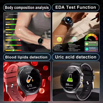 Health Check Body Temperature BT Call Sports Smart Watches For Men 2026
