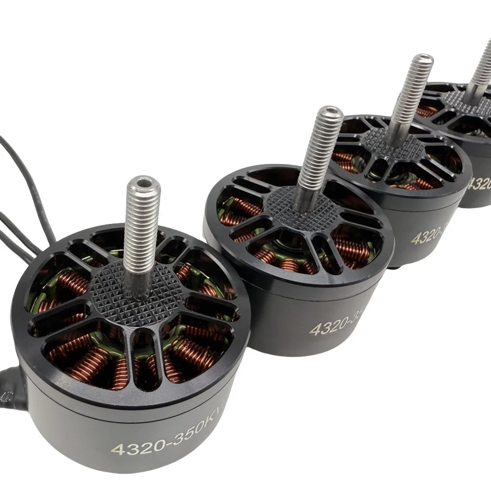 New Launch 4pcs 4320 4320 350KV 6-12S, High Speed Brushless Motor Remote X Type No. RC Drone FPV
