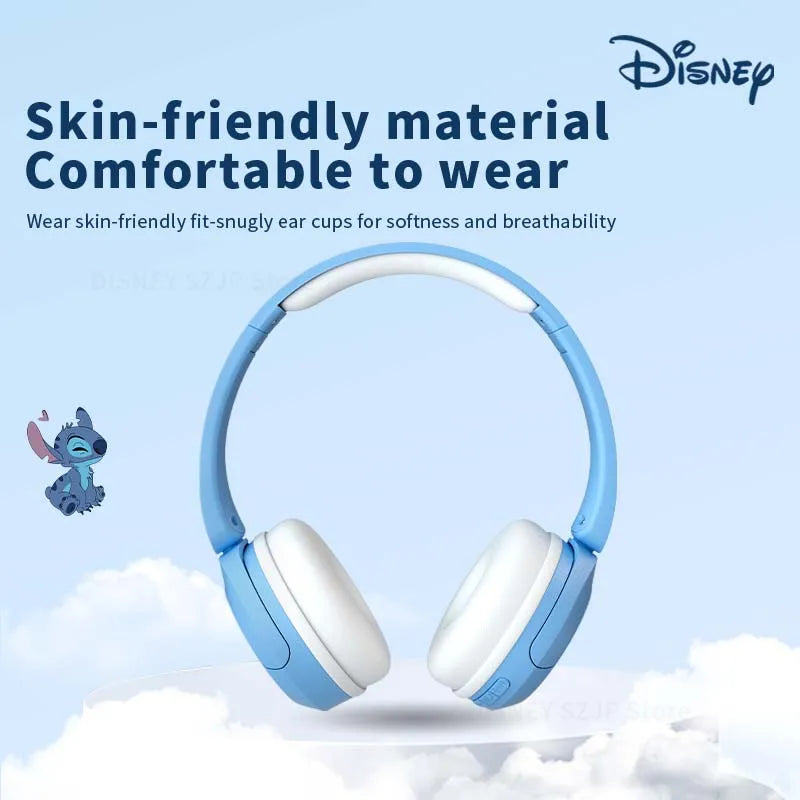 New Cartoon Lilo & Stitch Headphones X6 HIFI Stereo Foldable Wireless Earphones Bluetooth Headsets Anime Cartoon Kids Gifts