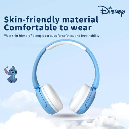 New Cartoon Lilo & Stitch Headphones X6 HIFI Stereo Foldable Wireless Earphones Bluetooth Headsets Anime Cartoon Kids Gifts