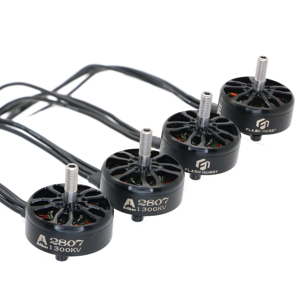 4PCS FLASHHOBBY A2807 1300KV 6S Brushless Motor for 7inch FPV Freestyle Long Range Drone DIY Parts