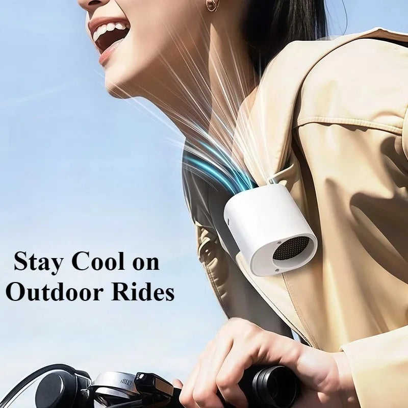 Car Clip Fan 360° Rotatable 100 Speed Wind 12V USB Rechargeable Electric Fan Low Noise Mini Fan Clamp Anywhere