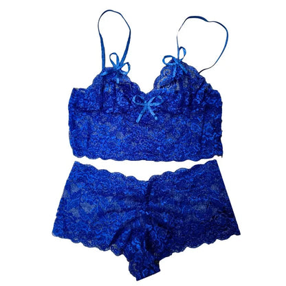 Women Sexy Bra Sets Perspective Lace Strap Fashion Solid Underwear Passion Adjustment Wrap Chest Bra  Charm