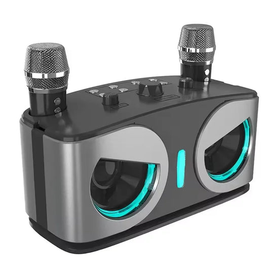 Karaoke Wireless Portable Bluetooth Speaker With Microphone Subwoofer Machine Powerful Sound Box Music Caixa De Som Audio Bocina