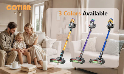 COTIAR V22 Cordless Vacuum Cleaner 650W 55000PA Home Appliance Handheld Vacuum Cleaner Cleaning Supplies Removable Battery