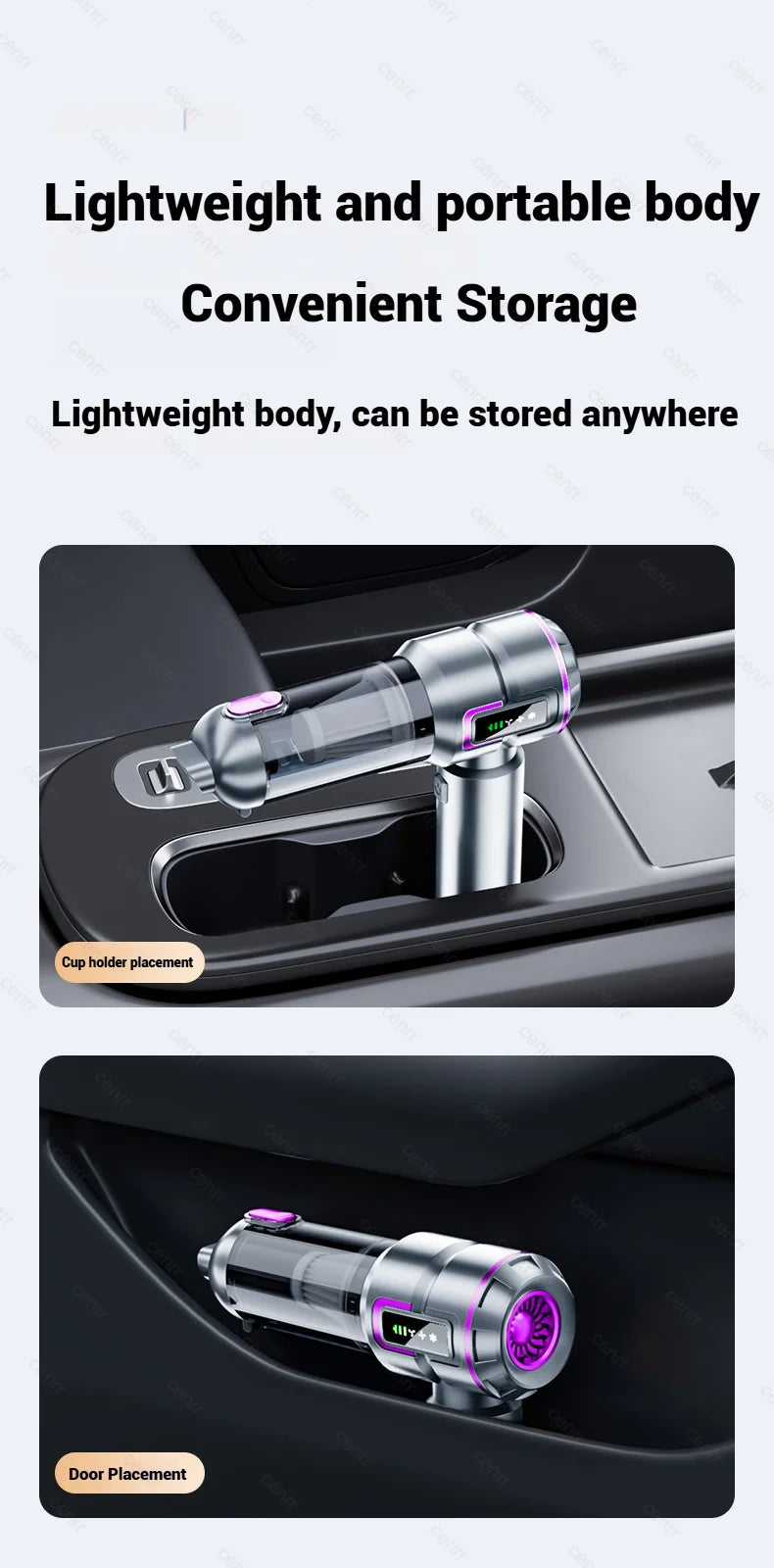 Car Vacuum Cleaner 998000PA Cordless Powerful Portable Mini Car Vacuum Cleaner for Home Handheld Blower Car Cleaner