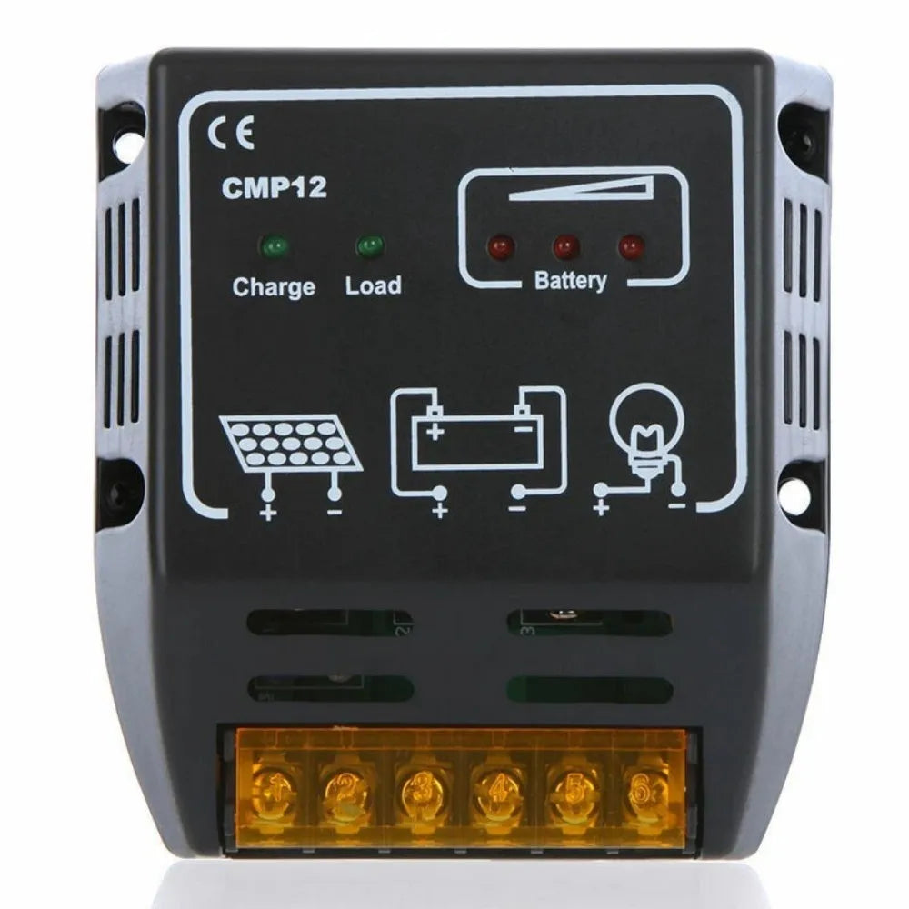 1PCS 10/20A Intelligence Solar Panel Battery Charge Controller Regulator 12/24V CMP