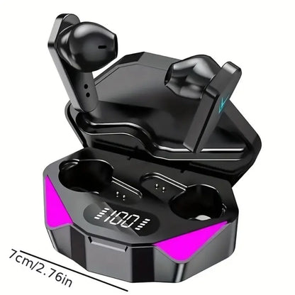 X15 Mechanical Style Touch Control  Wireless Stereo Earphones TWS Bluetooth Earbuds with Battery Display