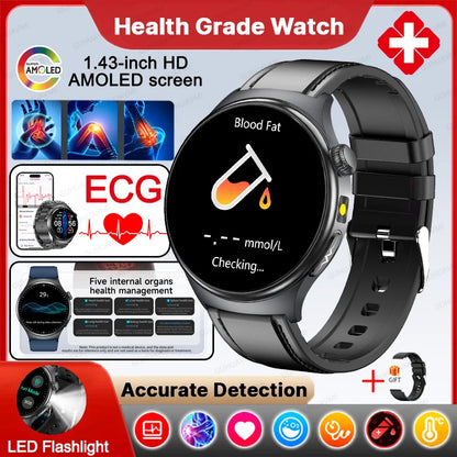 Health Check Body Temperature BT Call Sports Smart Watches For Men 2026