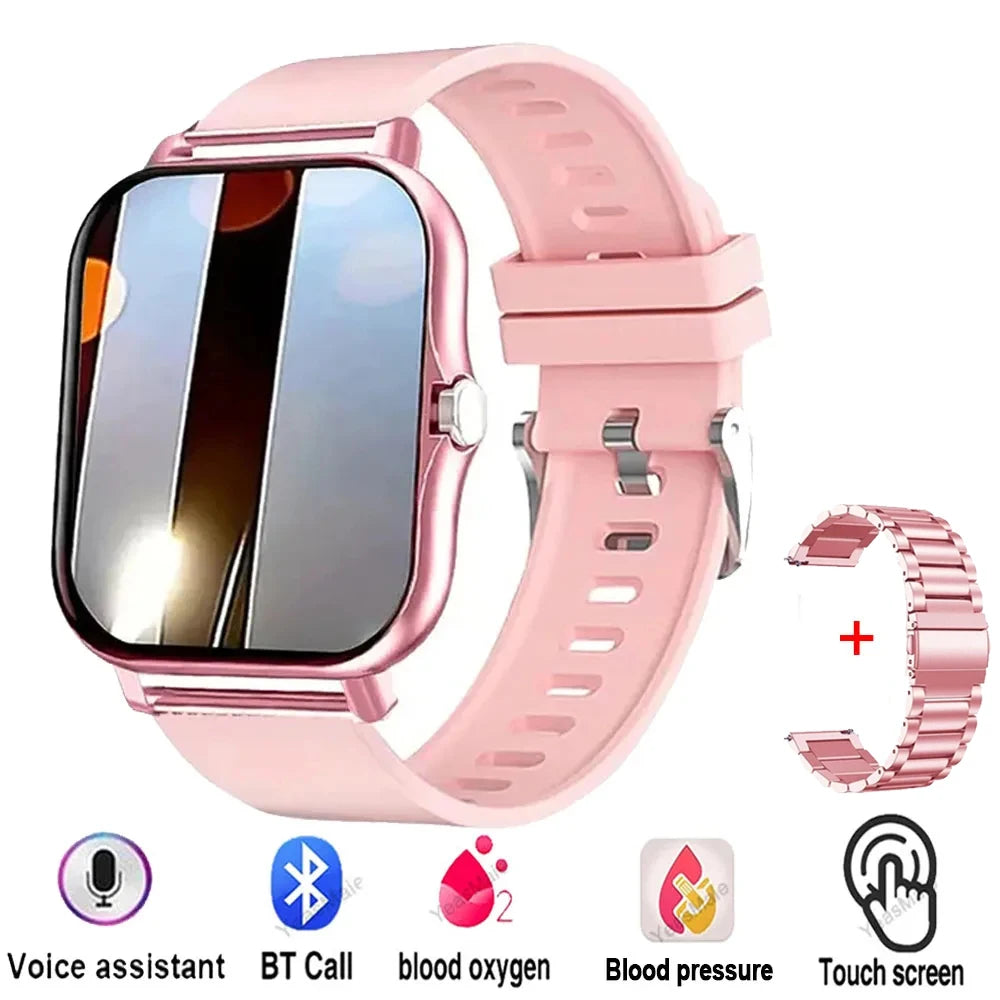 Android/IOS Phone Wireless Call AI Voice Assistant Multi Sport Modes Watch Waterproof Men Women Gift