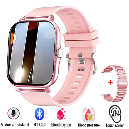 Android/IOS Phone Wireless Call AI Voice Assistant Multi Sport Modes Watch Waterproof Men Women Gift