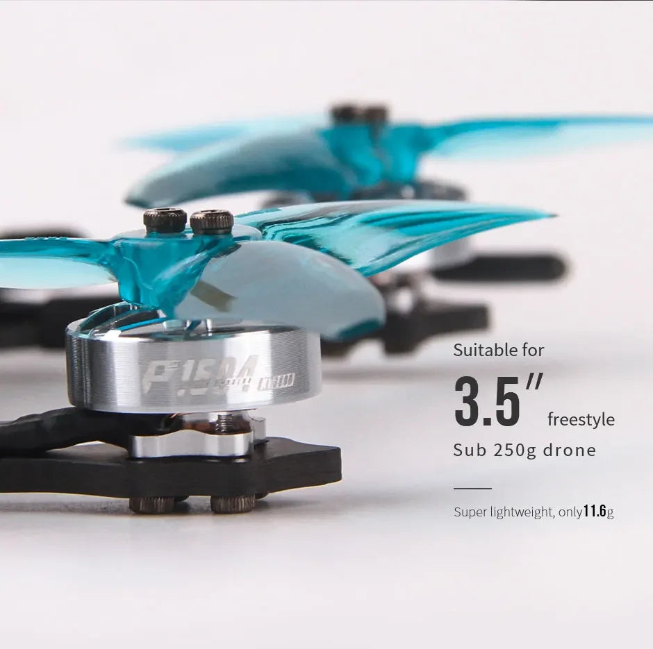 T-MOTOR P1604 KV2850 6S / KV3800 4S Brushless Motor 2mm Shaft for 3.5" Sub250g FPV Racing Drone - Lightweight Freestyle Build