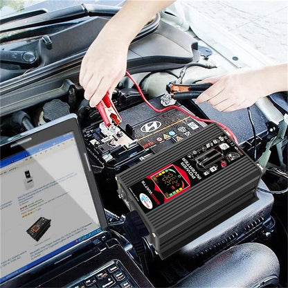 110/220V Solar Power System 18W Solar Panel Battery Charge 30A Controller 6000W 12V 220V Inverter Complete Power Generation Kit