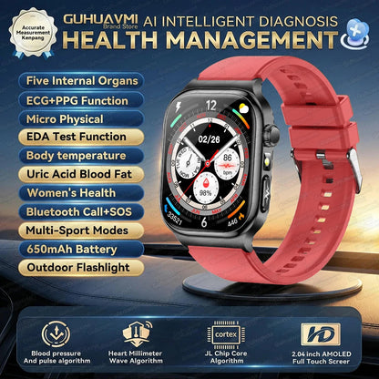 P Health Sport HD AMOLED Screen Call Smart Watches man woman