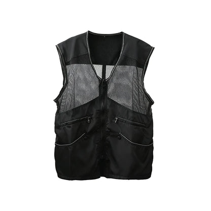 Lightweight Mesh Dog Training Vest with Multiple Pockets Bite Resistant for Spring Summer Training