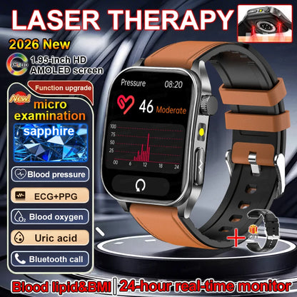 2026 New Smart Watch laser therapy health conditioning Blood oxygen
