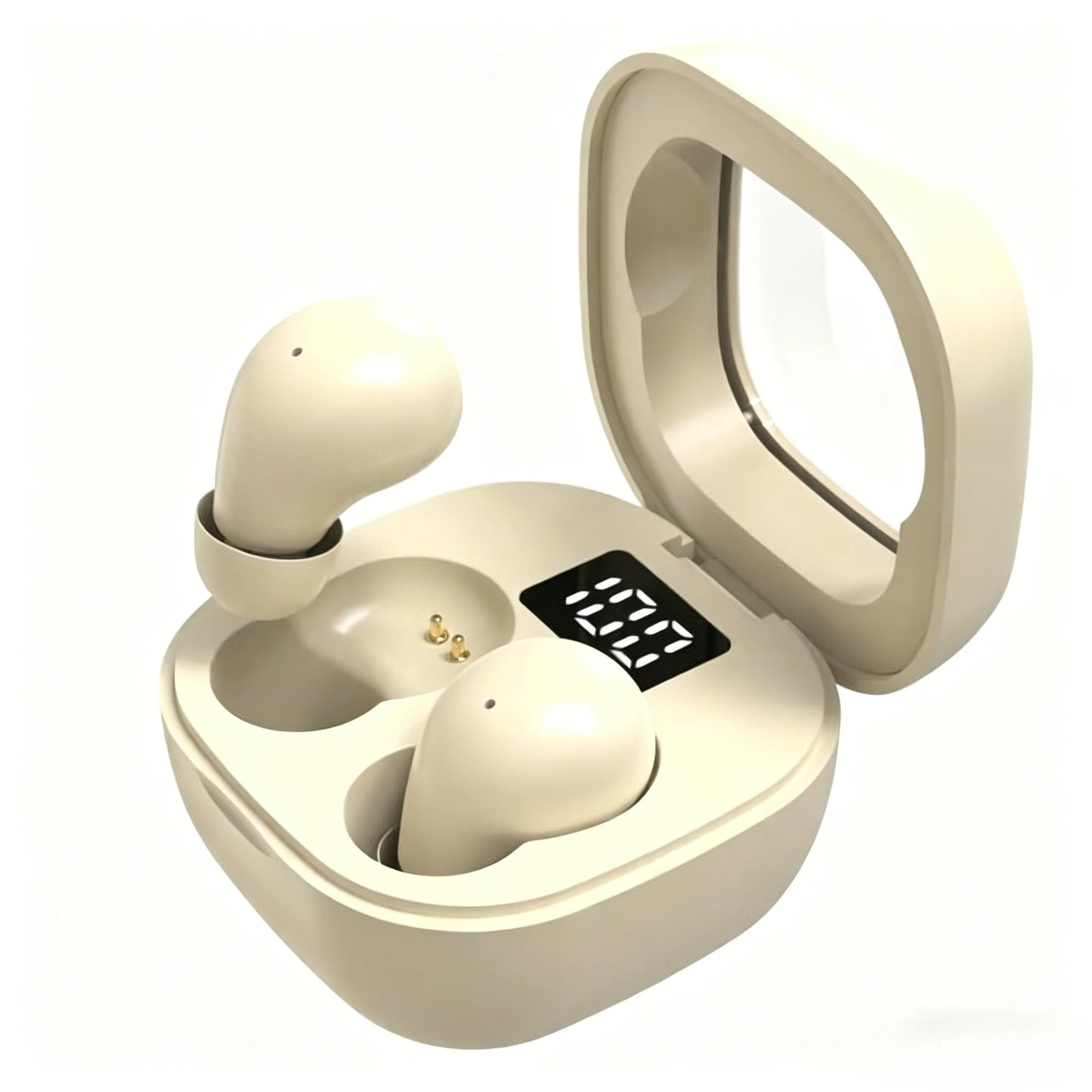 Cute Mini Invisible Earbuds Bluetooth 5.3 Wireless Earphones HIFI Stereo Noise Reduction Heasets with Microphones Headphones