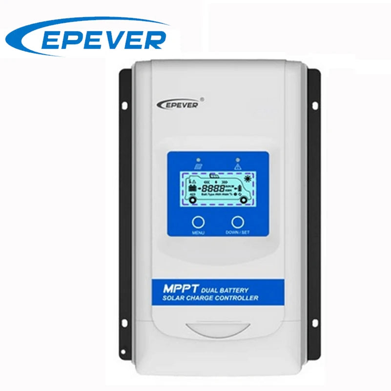 EPEVER DR3210N-DDS 30A MPPT Solar Charge Controller Battery Voltage 12V 24V Max PV Input 100V