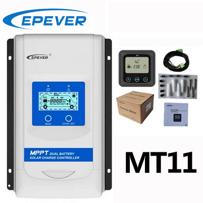 EPEVER DR3210N-DDS 30A MPPT Solar Charge Controller Battery Voltage 12V 24V Max PV Input 100V