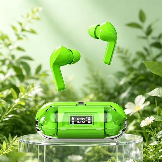 TWS Headphones Earbuds Bluetooth Earphones Wireless Headset Wholesale New Women Sport Men Smart Display Stereo Microphone