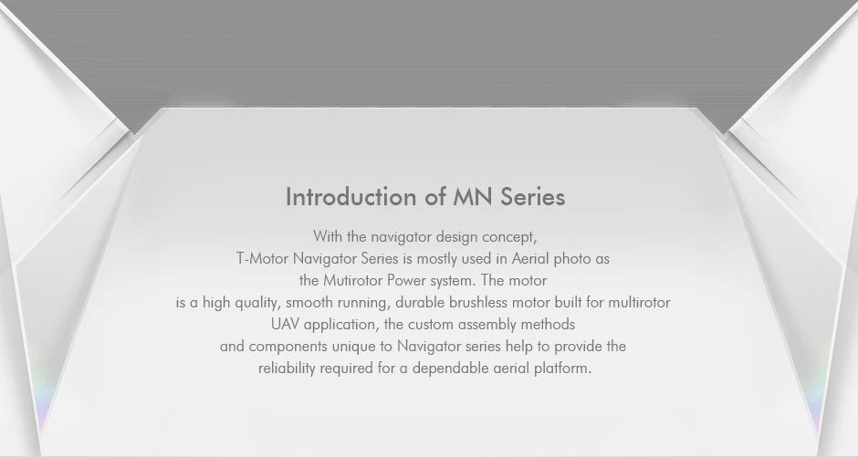 T-MOTOR MN3520 KV400 Brushless Motor 4-8S LiPo 1140W Max Power 38A Max Current High Quality for RC Drone Multicopter UAV