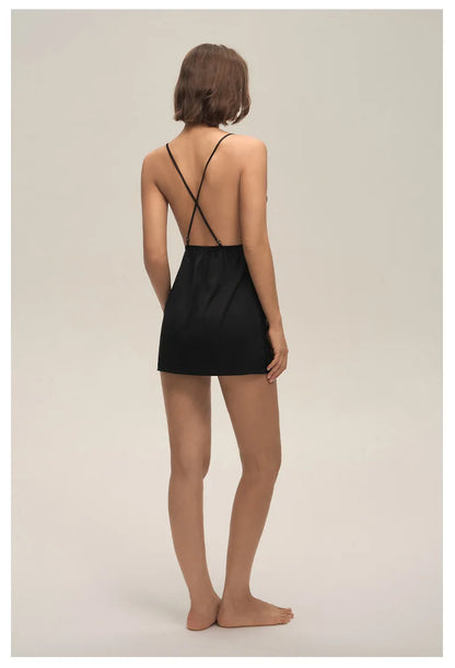 Plus Size 3XL -5XL Female Nightgown Chemise Sleepwear