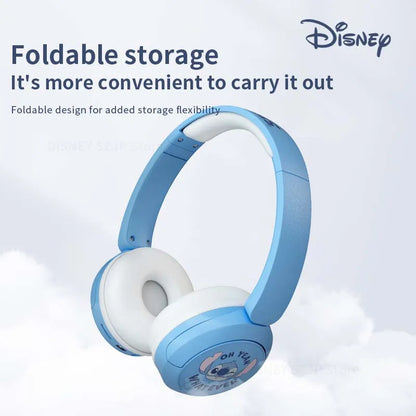 New Cartoon Lilo & Stitch Headphones X6 HIFI Stereo Foldable Wireless Earphones Bluetooth Headsets Anime Cartoon Kids Gifts