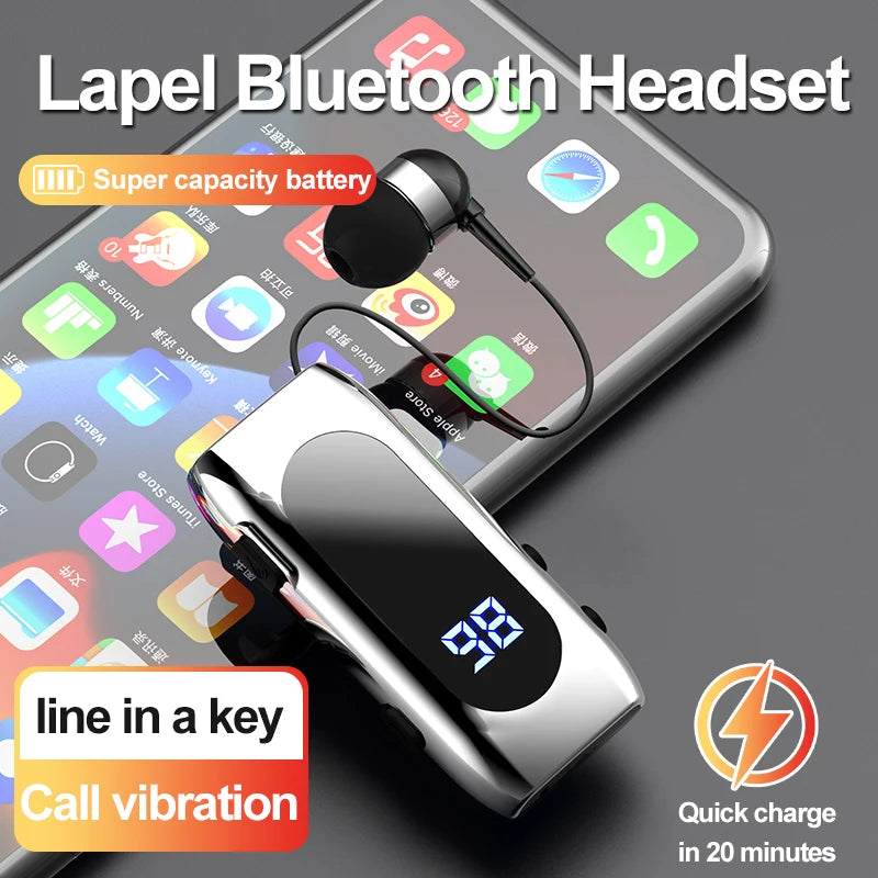 2023K55 Talk Time 20 Hours Headset  Call Remind Vibration Sport Clip Driver Auriculares Earphone PK F920