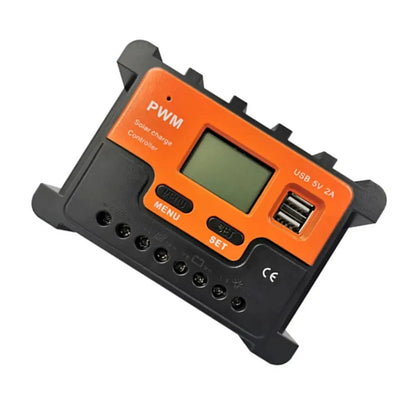 10A 20A 30A 40A 50A 60A  Solar Controller 12V 24V AUTO LCD PWM Regulator With USB for Solar Panel PV Baterry Charger Lights