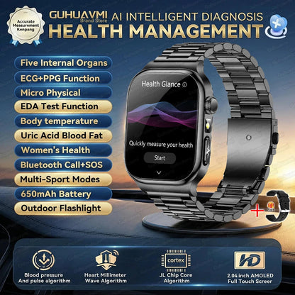P Health Sport HD AMOLED Screen Call Smart Watches man woman