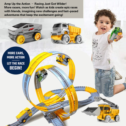 Magic Climbing Engineering Electric Track Toy Car Train Toys for Boys -  Kids Educational Toys for Children Birthday Gift Idea