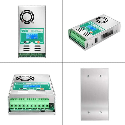 PowMr MPPT 60A Solar Charge Controller 12V 24V 36V 48V Auto Max PV 160VDC For Lead Acid Lithium Battery