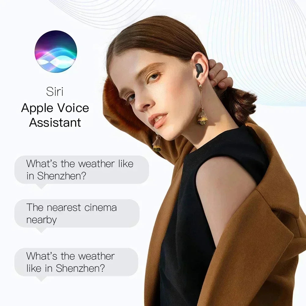 TWS E6S Wireless Earbuds Bluetooth Headphones Wireless Bluetooth Earphones  Noise Cancelling Earphones with Mic