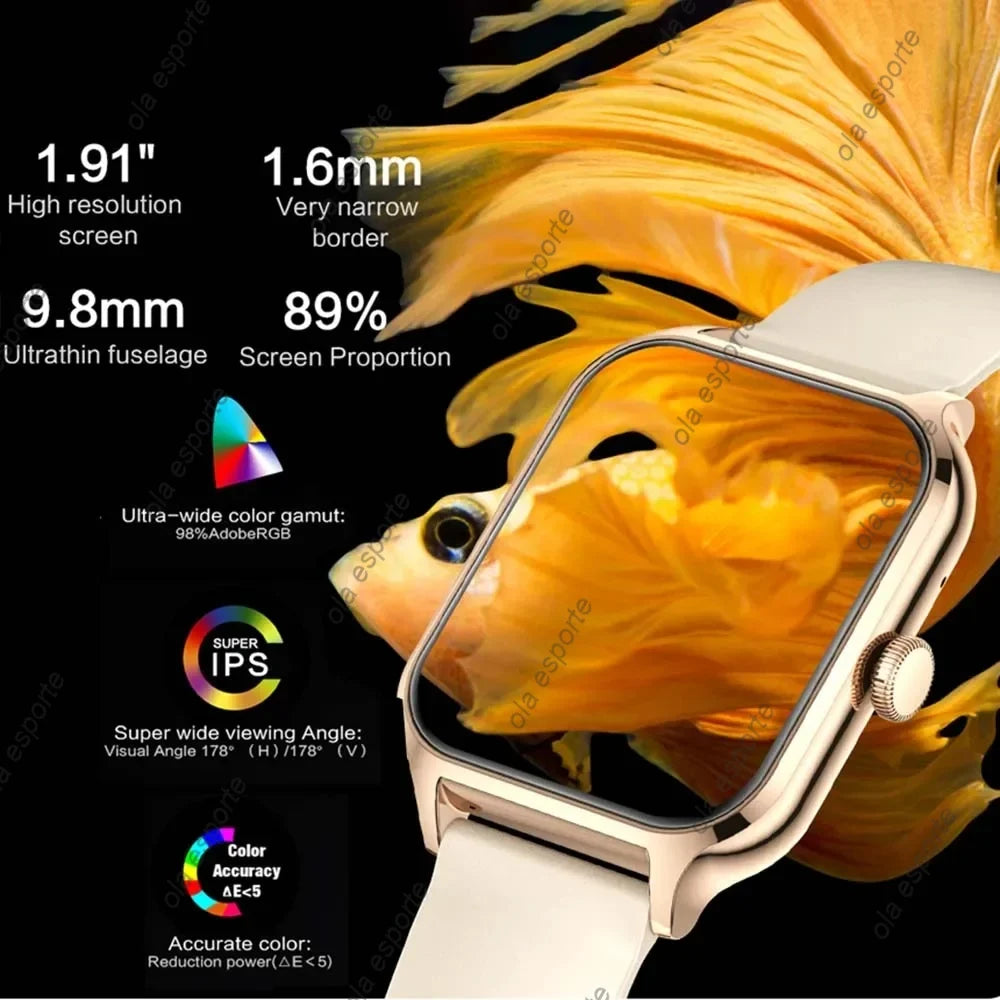 2024New 1.44" Women Smartwatch Bluetooth Call Heart Rate Blood Oxygen