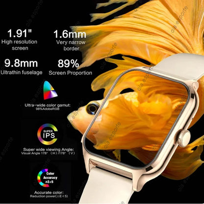 2024New 1.44" Women Smartwatch Bluetooth Call Heart Rate Blood Oxygen