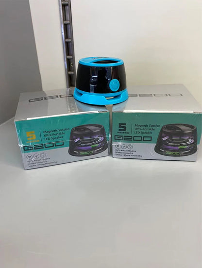 Magnetic phone magnetic bathroom waterproof Bluetooth speaker mini portable subwoofer phone holder 2-in-1