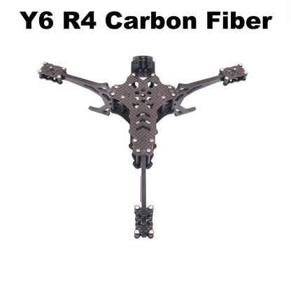 Y6R4 4inch FPV Drone Frame Kit Carbon Fiber Racing Drone Quadcopter Freestyle INAV Beatflight F722 Ardupilot Flight Control