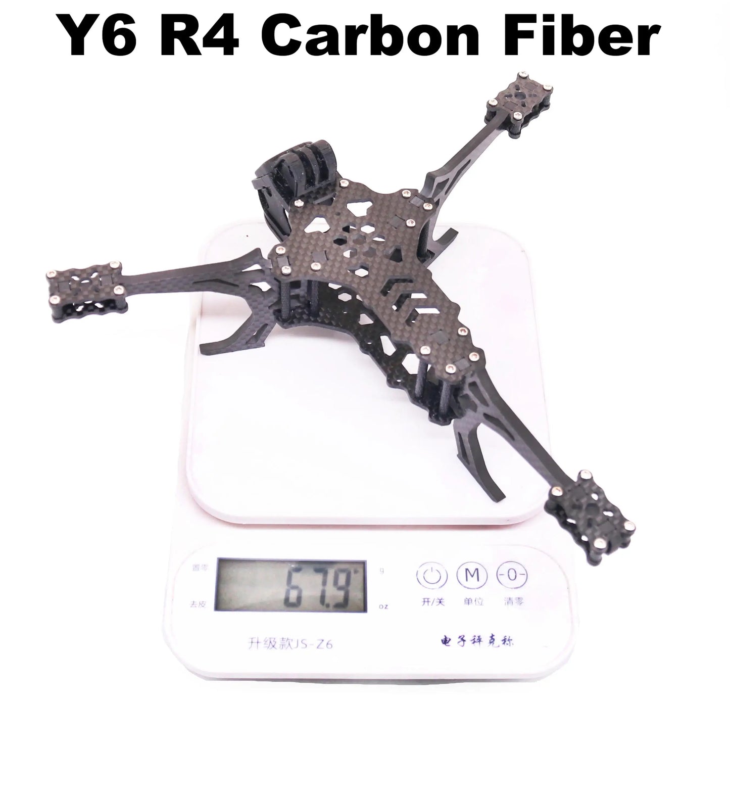 Y6R4 4inch FPV Drone Frame Kit Carbon Fiber Racing Drone Quadcopter Freestyle INAV Beatflight F722 Ardupilot Flight Control