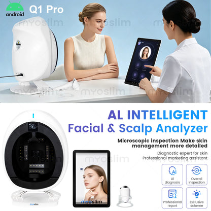 AISIA Q1 3D AI Facial Skin Analyzer Detection Skin Problem Diagnosis 8 Spectrum Professional Analysis Beauty Salon Equipment