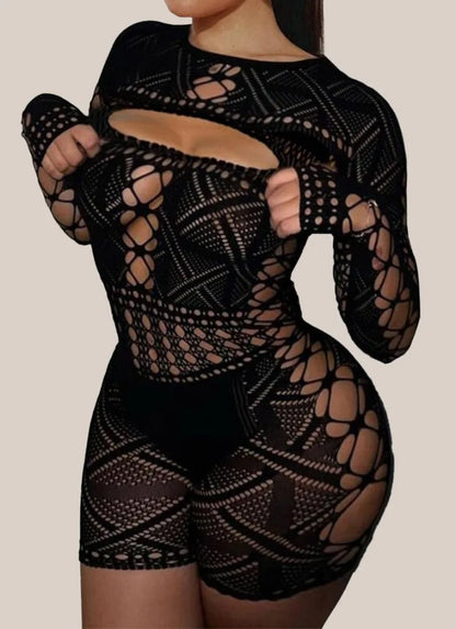HOT Sexy Lingerie Babydoll baby doll minidress long sleeve Underwear Sleepwear Best Nightgown toy Sleepwear garment hot dress